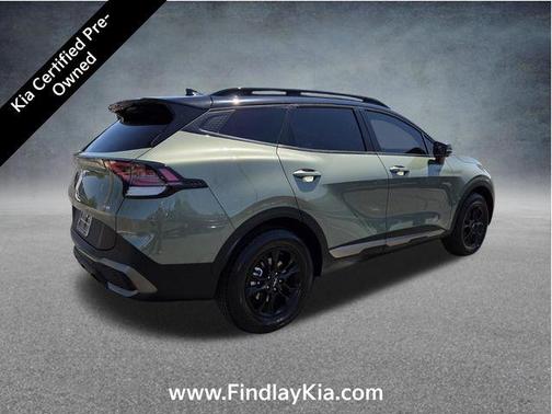 Jungle Green/Ebony Black Roof 2023 Kia Sportage S