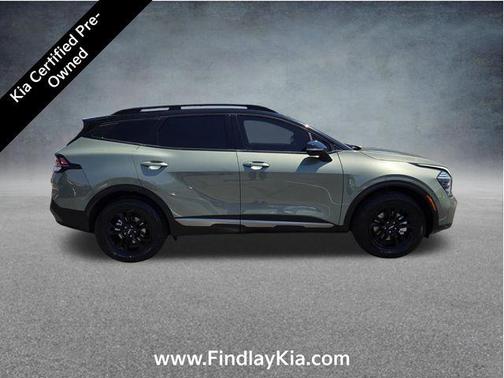 Jungle Green/Ebony Black Roof 2023 Kia Sportage S