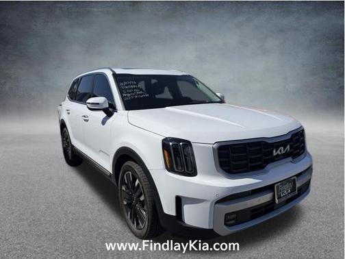 Glacial White Pearl 2025 Kia Telluride SX Prestige