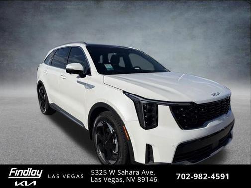 Snow White Pearl 2025 Kia Sorento Hybrid SX Prestige