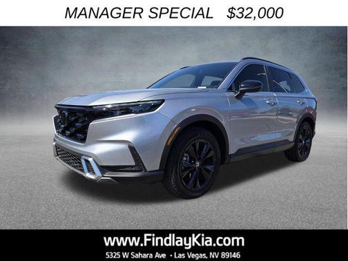 Lunar Silver Metallic 2024 Honda CR-V Hybrid Sport Touring AWD
