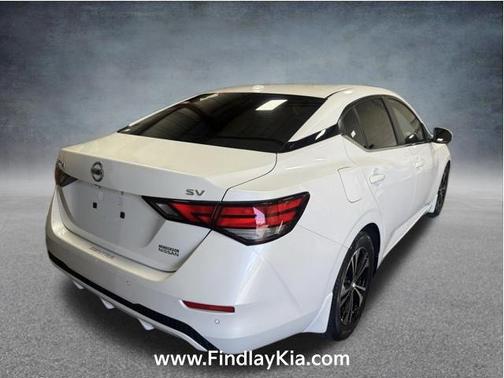 Aspen White Tricoat 2021 Nissan Sentra SV