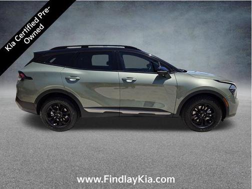 Jungle Green/Ebony Black Roof 2023 Kia Sportage S