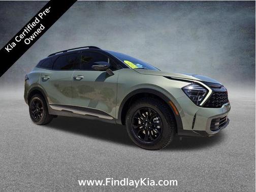 Jungle Green/Ebony Black Roof 2023 Kia Sportage S