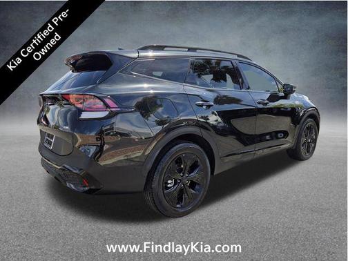 Fusion Black 2025 Kia Sportage Plug-In Hybrid X-Line Prestige
