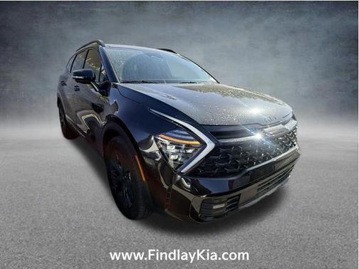 Fusion Black 2025 Kia Sportage Plug-In Hybrid X-Line Prestige