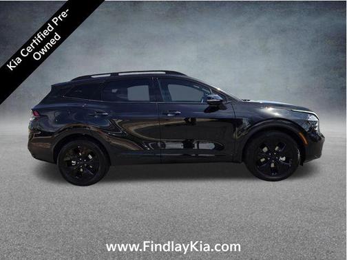 Fusion Black 2025 Kia Sportage Plug-In Hybrid X-Line Prestige