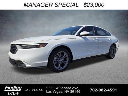 Platinum White Pearl 2023 Honda Accord EX