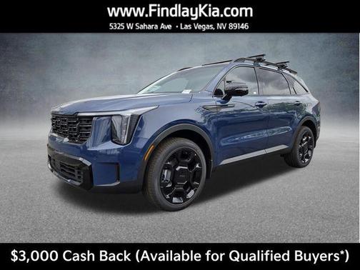 Midnight Lake Blue 2026 Kia Sorento SX