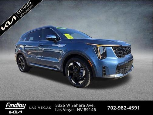 Mineral Blue 2025 Kia Sorento Hybrid SX Prestige