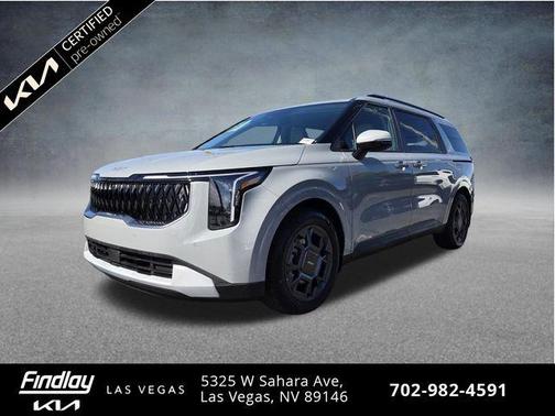 Ceramic Silver 2026 Kia Carnival Hybrid EX