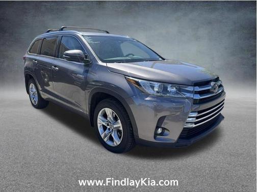 Predawn Gray Mica 2019 Toyota Highlander Hybrid Limited