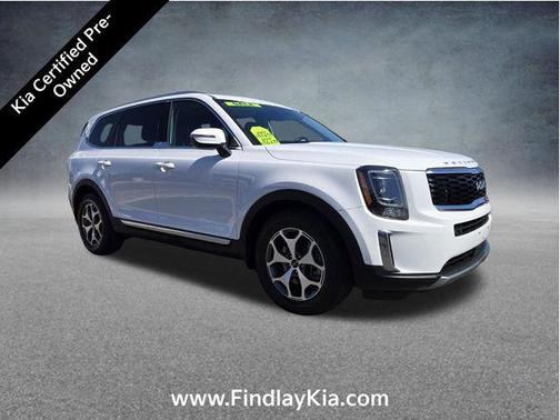Glacial White Pearl 2022 Kia Telluride EX