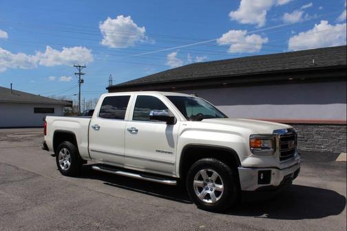 White Diamond Tricoat 2015 GMC Sierra 1500 SLT