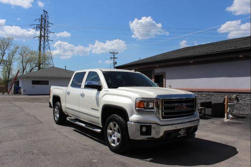 White Diamond Tricoat 2015 GMC Sierra 1500 SLT