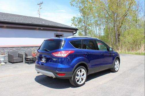Deep Impact Blue Metallic 2013 Ford Escape Titanium