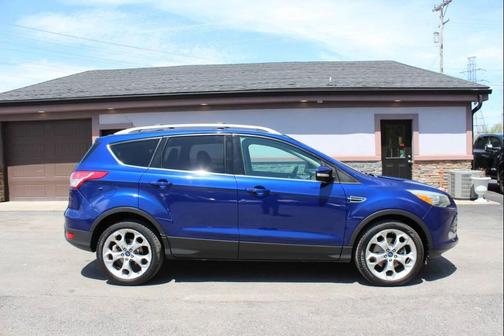 Deep Impact Blue Metallic 2013 Ford Escape Titanium