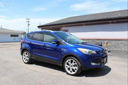 Deep Impact Blue Metallic 2013 Ford Escape Titanium