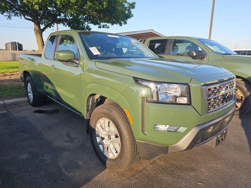 Tactical Green Metallic 2024 Nissan Frontier SV