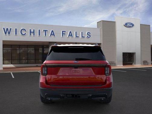 Rapid Red Metallic Tinted Clearcoat 2026 Ford Explorer ST-Line