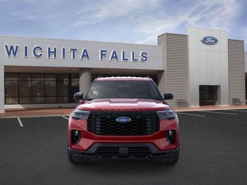 Rapid Red Metallic Tinted Clearcoat 2026 Ford Explorer ST-Line