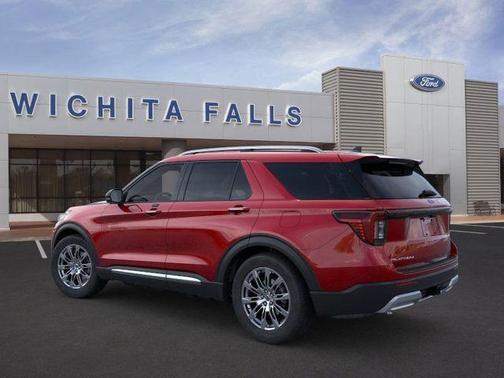 Rapid Red Metallic Tinted Clearcoat 2026 Ford Explorer Platinum