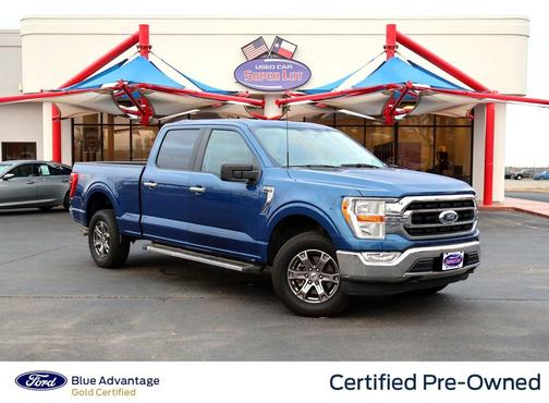 Atlas Blue Metallic 2022 Ford F-150 XLT