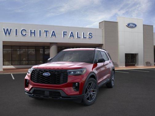 Rapid Red Metallic Tinted Clearcoat 2026 Ford Explorer ST-Line