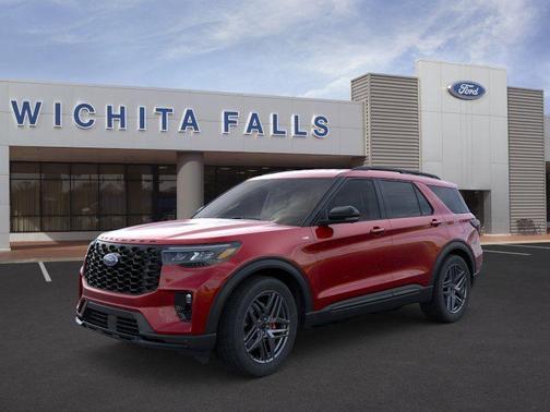 Rapid Red Metallic Tinted Clearcoat 2026 Ford Explorer ST-Line