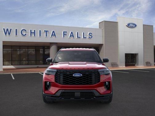 Rapid Red Metallic Tinted Clearcoat 2026 Ford Explorer ST-Line