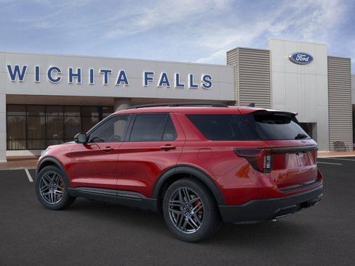 Rapid Red Metallic Tinted Clearcoat 2026 Ford Explorer ST-Line