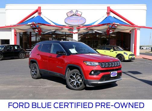 Red 2025 Jeep Compass Limited