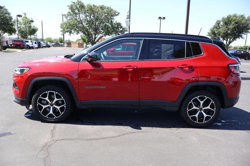 Red 2025 Jeep Compass Limited