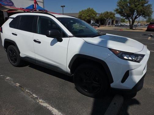 White 2021 Toyota RAV4 LE