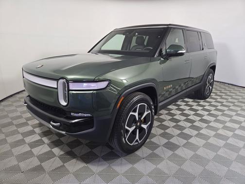 Forest Green 2024 Rivian R1S Adventure Quad Motor Large Pack