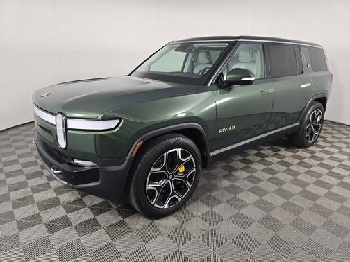 Forest Green 2024 Rivian R1S Adventure Quad Motor Large Pack