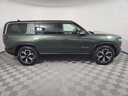 Forest Green 2024 Rivian R1S Adventure Quad Motor Large Pack