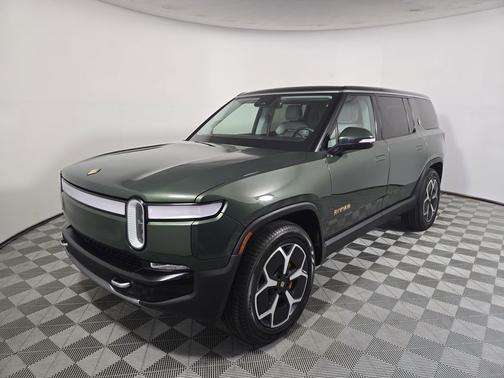 Forest Green 2024 Rivian R1S Adventure Quad Motor Large Pack