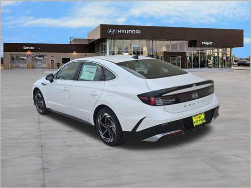 Serenity White 2026 Hyundai SONATA SEL