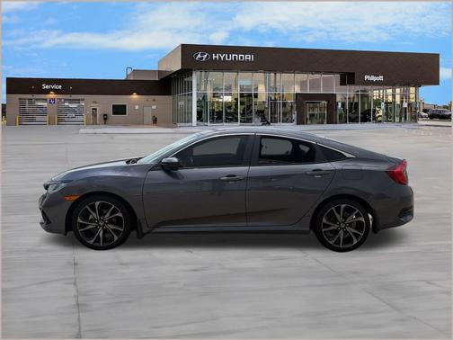Modern Steel Metallic 2021 Honda Civic Sport
