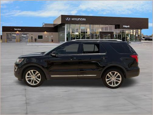 Shadow Black 2017 Ford Explorer XLT