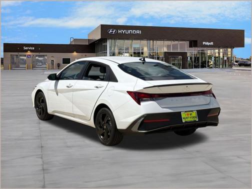 Serenity White 2026 Hyundai ELANTRA Sport