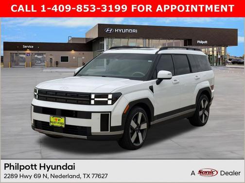 Serenity White 2024 Hyundai SANTA FE Limited