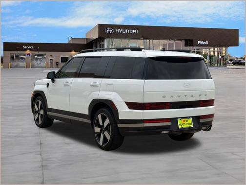 Serenity White 2024 Hyundai SANTA FE Limited