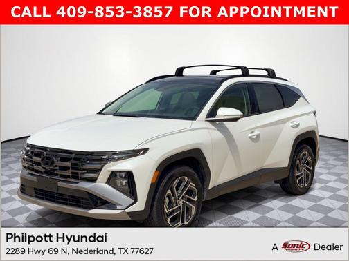 Creamy White Pearl 2026 Hyundai TUCSON Hybrid Limited