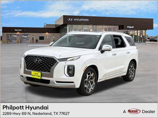 Hyper White 2021 Hyundai PALISADE Calligraphy