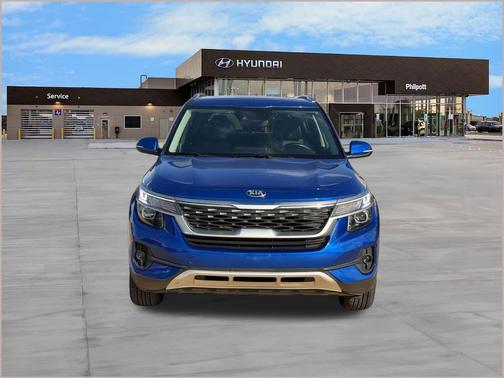 Neptune Blue 2021 Kia Seltos S