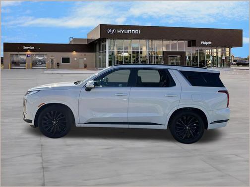 Hyper White 2025 Hyundai PALISADE Calligraphy Night Edition