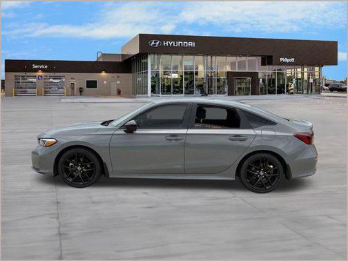 Gray 2025 Honda Civic Hybrid Sport