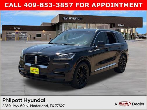 Infinite Black Metallic Clearcoat 2022 Lincoln Aviator Reserve
